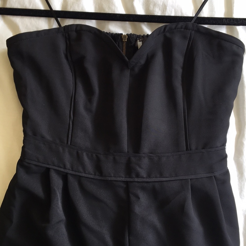 Sweetheart strapless jumpsuit